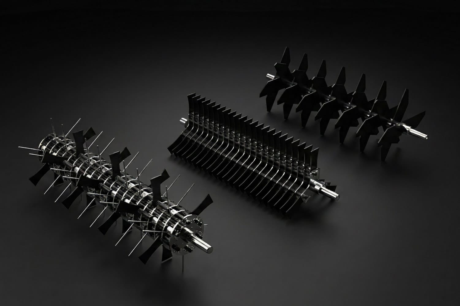 Kit 3 alberi intercambiabili per arieggiatore professionale Mantovani